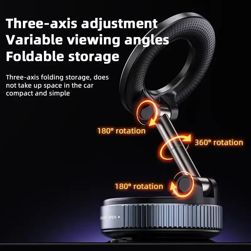 PRODESIRE™ 360 ROTATE MOBILE VACUUM SUCTION MAGNETIC BRACKET