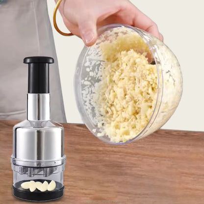 PRODESIRE™ STAINLESS STEEL HAND PUSHING CHOPPER FOR ONION & GARLIC