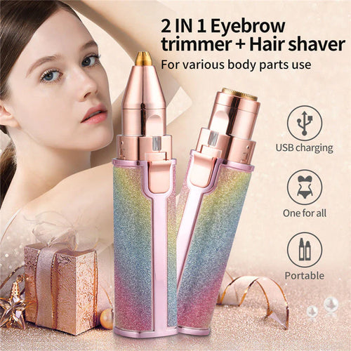 PRODESIRE™ BLAWLESS 2IN1 EYEBROW & FACIAL HAIR REMOVER (RECHARGEABLE)