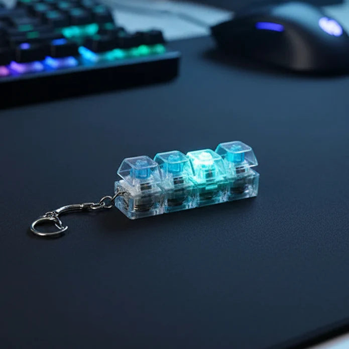 PRODESIRE™ KEYBOARD FIDGET STRESS RELIEF KEYCHAIN FOR KIDS & ADULTS