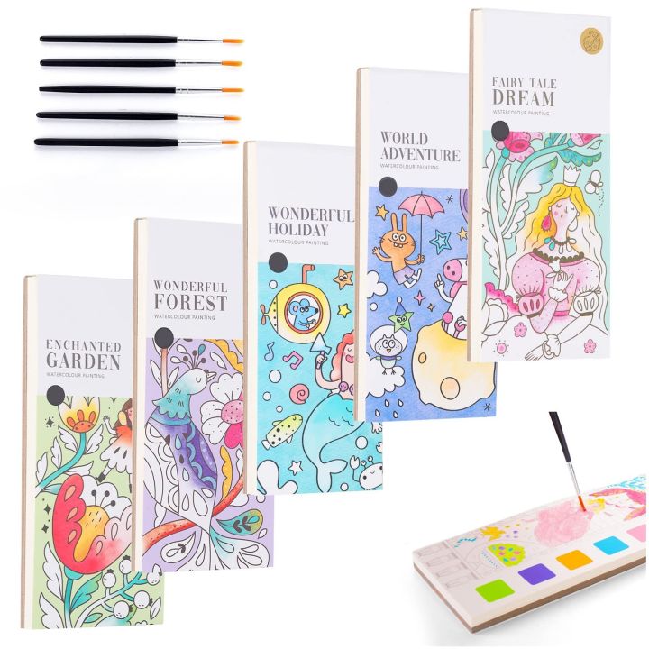 PRODESIRE™ WATERCOLOR BOOK WITH PAINT BRUSH