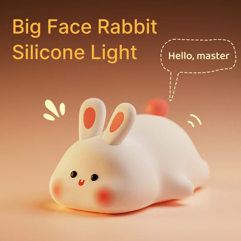 CUTE PANDA & RABBIT DESK LAMP SOFT NIGHT LIGHT