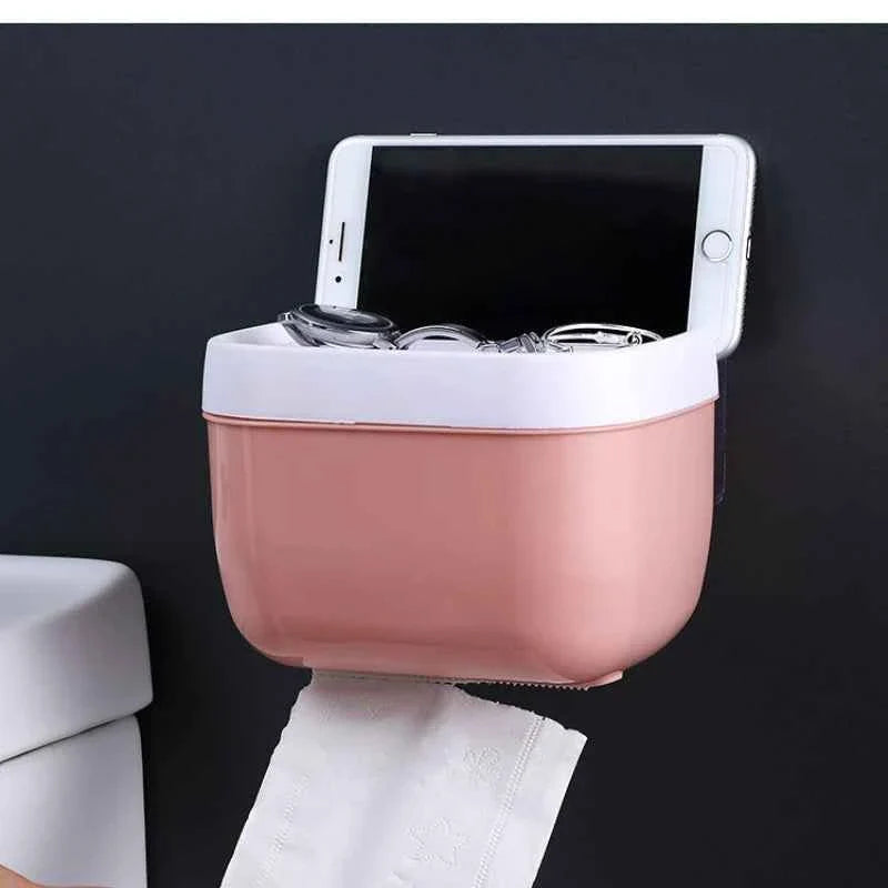 WATERPROOF WALL-MOUNTED PAPER HOLDER