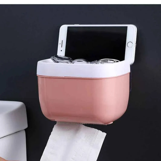 WATERPROOF WALL-MOUNTED PAPER HOLDER