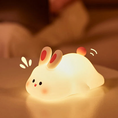 CUTE PANDA & RABBIT DESK LAMP SOFT NIGHT LIGHT