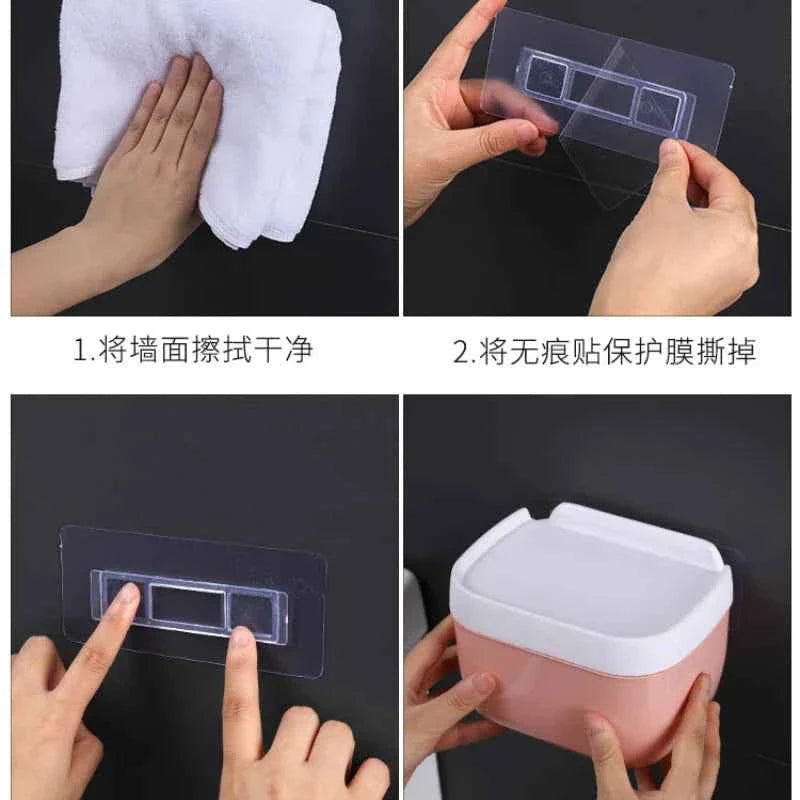 WATERPROOF WALL-MOUNTED PAPER HOLDER