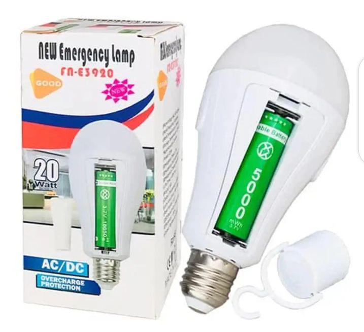 PRODESIRE™ DOUBLE CELLS RECHARGEABLE LED BULB WITH BATTERY BACKUP