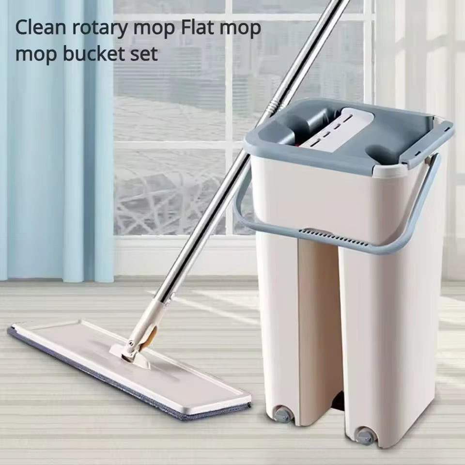 MAGIC MOP AND BUCKET SET WITH SELF CLEANING FUNCTION