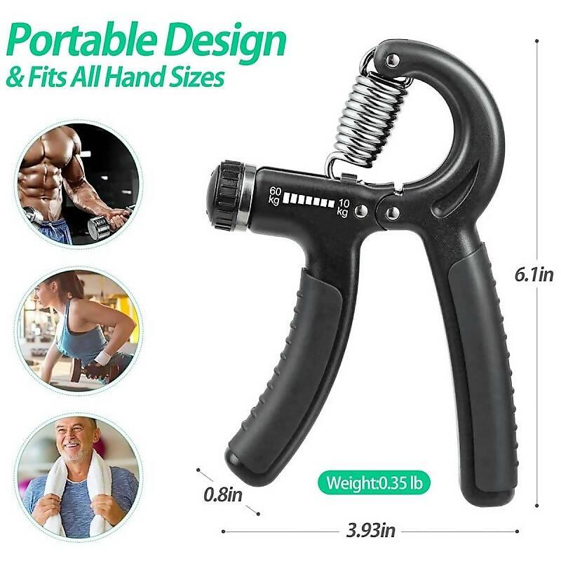 PRODESIRE™ HAND GRIPPER (5–60kg) WITH AUTOMATIC COUNTING & NON-SLIP GRIP
