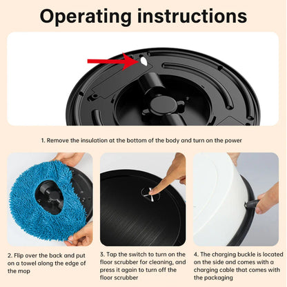 SMART ROBOTIC FLOOR CLEANER WITH AUTO WET DRY MOP