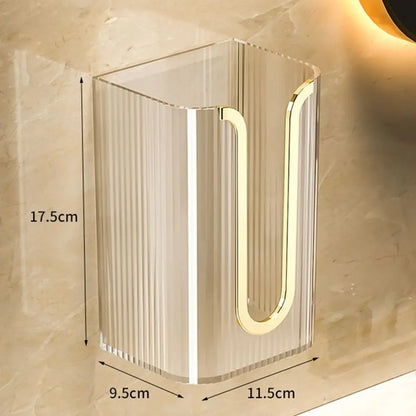 WALL-MOUNTED ACRYLIC TISSUE BOX – SPACE-SAVER