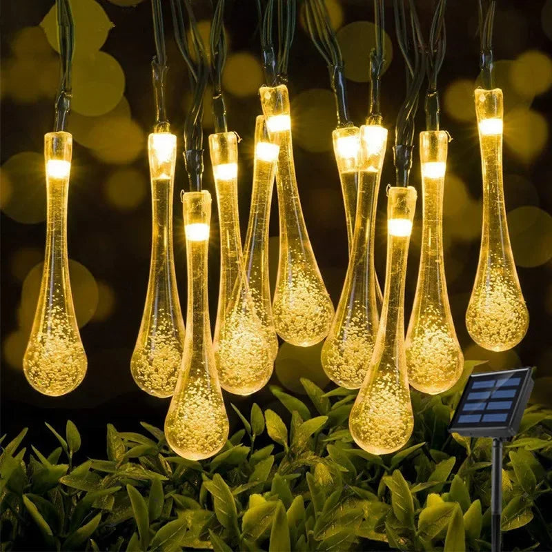 SOLAR LED STRING LIGHTS OUTDOOR DECORATIVE GARLAND