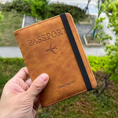 PRODESIRE™ SLIM LEATHER TRAVEL PASSPORT WALLET