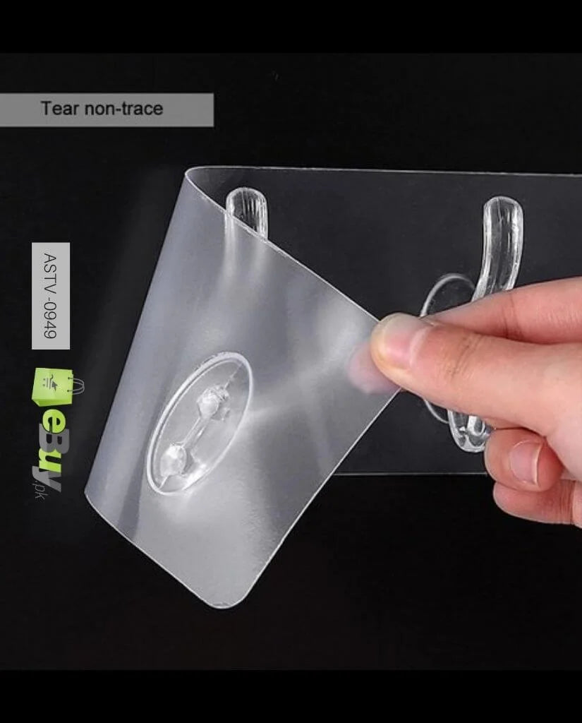 PRODESIRE™ 6 HOOK TRANSPARENT WALL MOUNTED