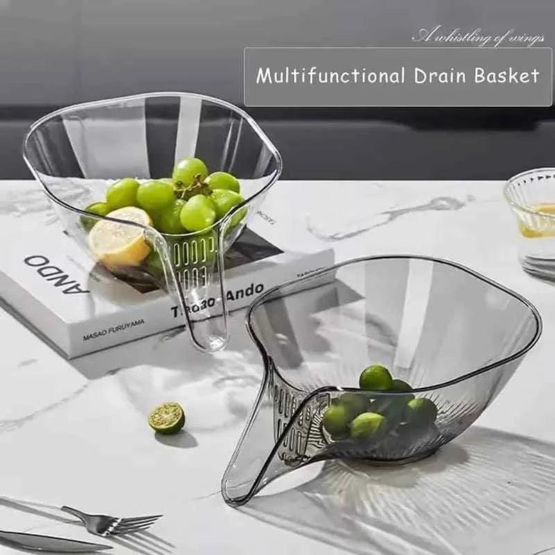 ACRYLIC STORAGE BASKET FOR FRUITS & VEGGIES