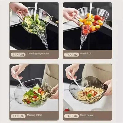 ACRYLIC STORAGE BASKET FOR FRUITS & VEGGIES