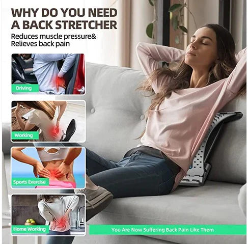 BACK STRETCHER MAGNETOTHERAPY MASSAGER
