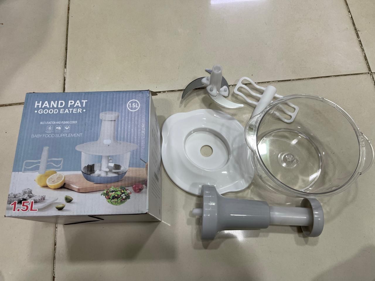 PRODESIRE™ PUSH HAND CHOPPER WITH BEATER