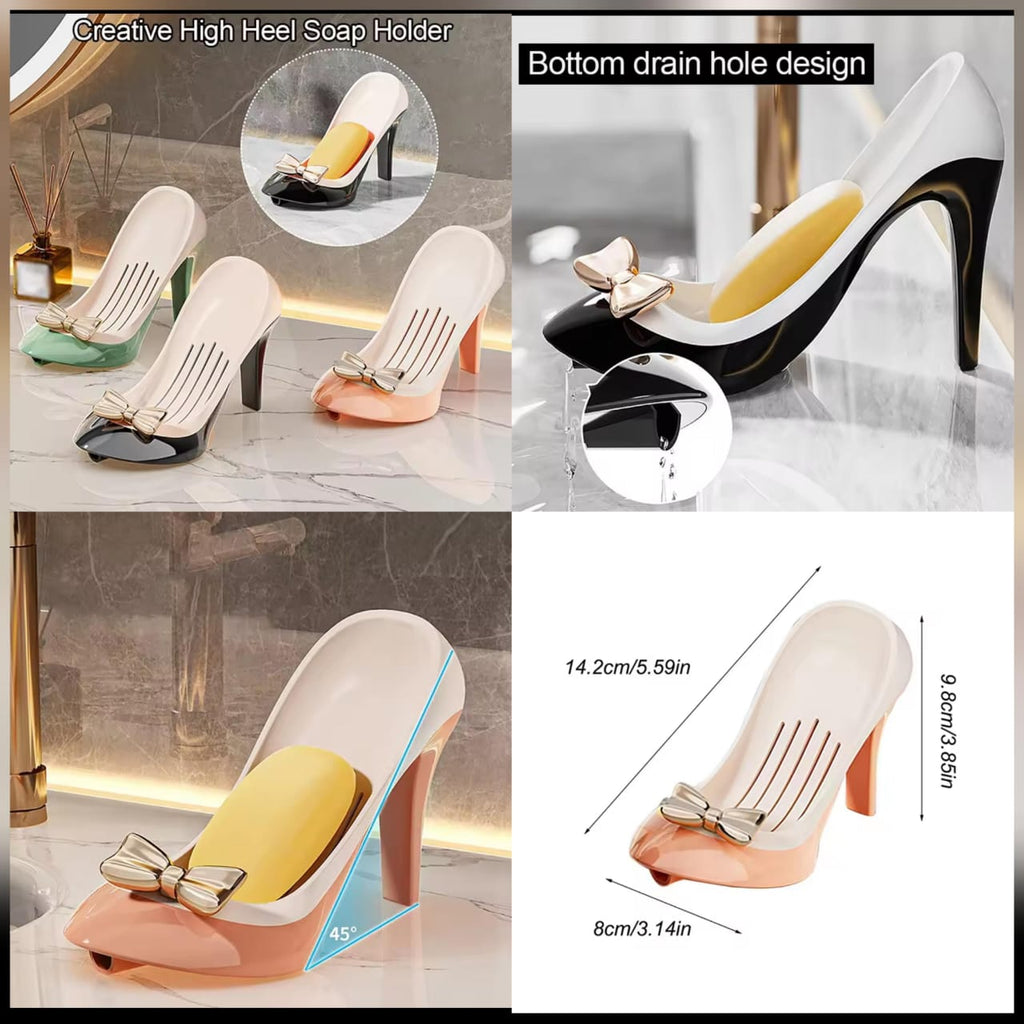 GIRLY HIGH HEEL SOAP DISH – DECORATIVE DESIGN