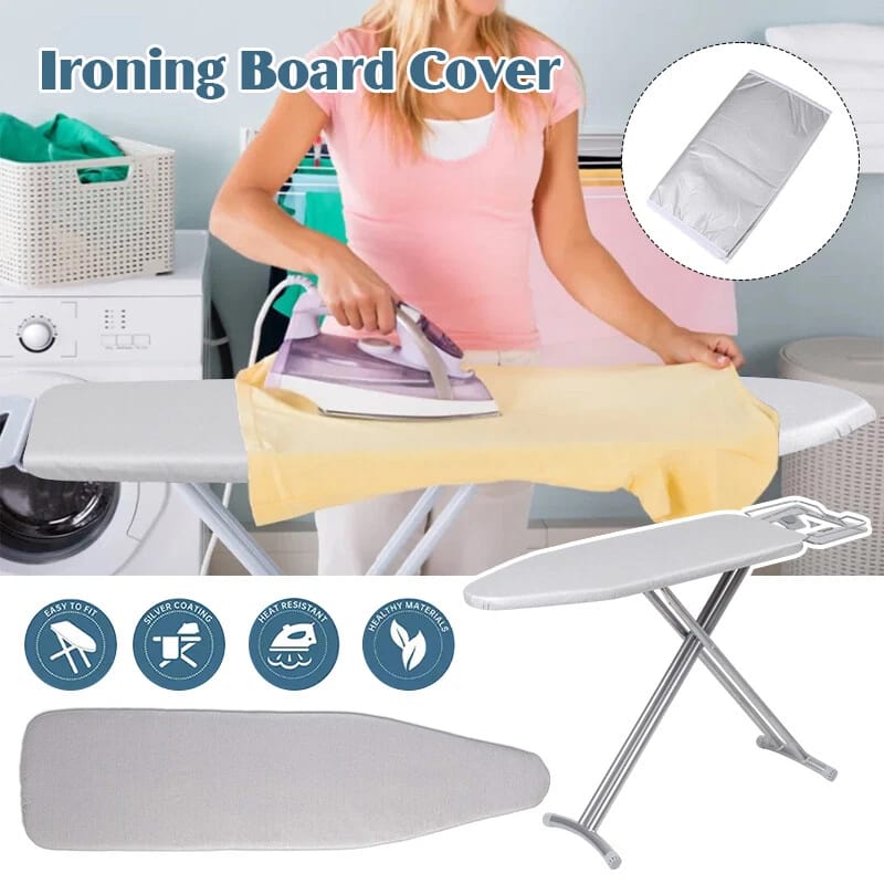 EASY FIT WASHABLE IRONING BOARD COVER WITH BACKING