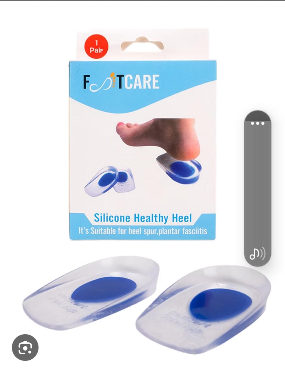 PRODESIRE™ HELICOPTER HEEL ANKLE PAIN | HEEL SPUR SHOE SUPPORT PAD | SILICONE HEEL PAD