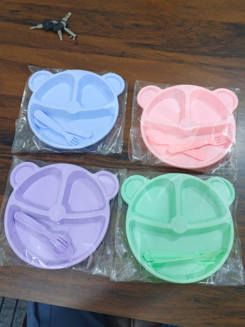 PRODESIRE™ MICKEY MOUSE KIDS PLATE WITH FORK & SPOON