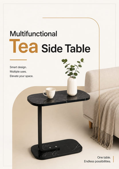 PRODESIRE™ WOODEN FUNCTIONAL SIDE TABLE