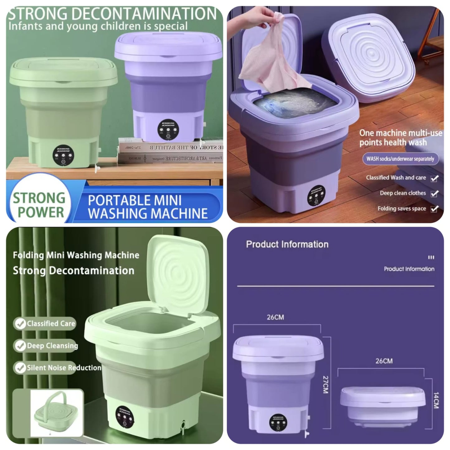 PRODESIRE™ 8L PORTABLE WASHING MACHINE