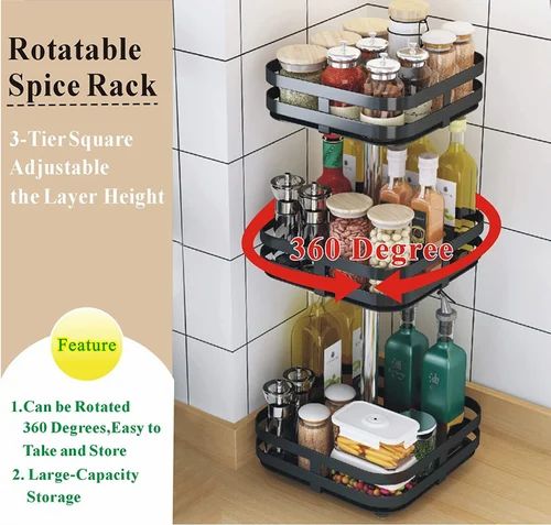 PRODESIRE™ 360° ROTATABLE METAL STORAGE ORGANIZER
