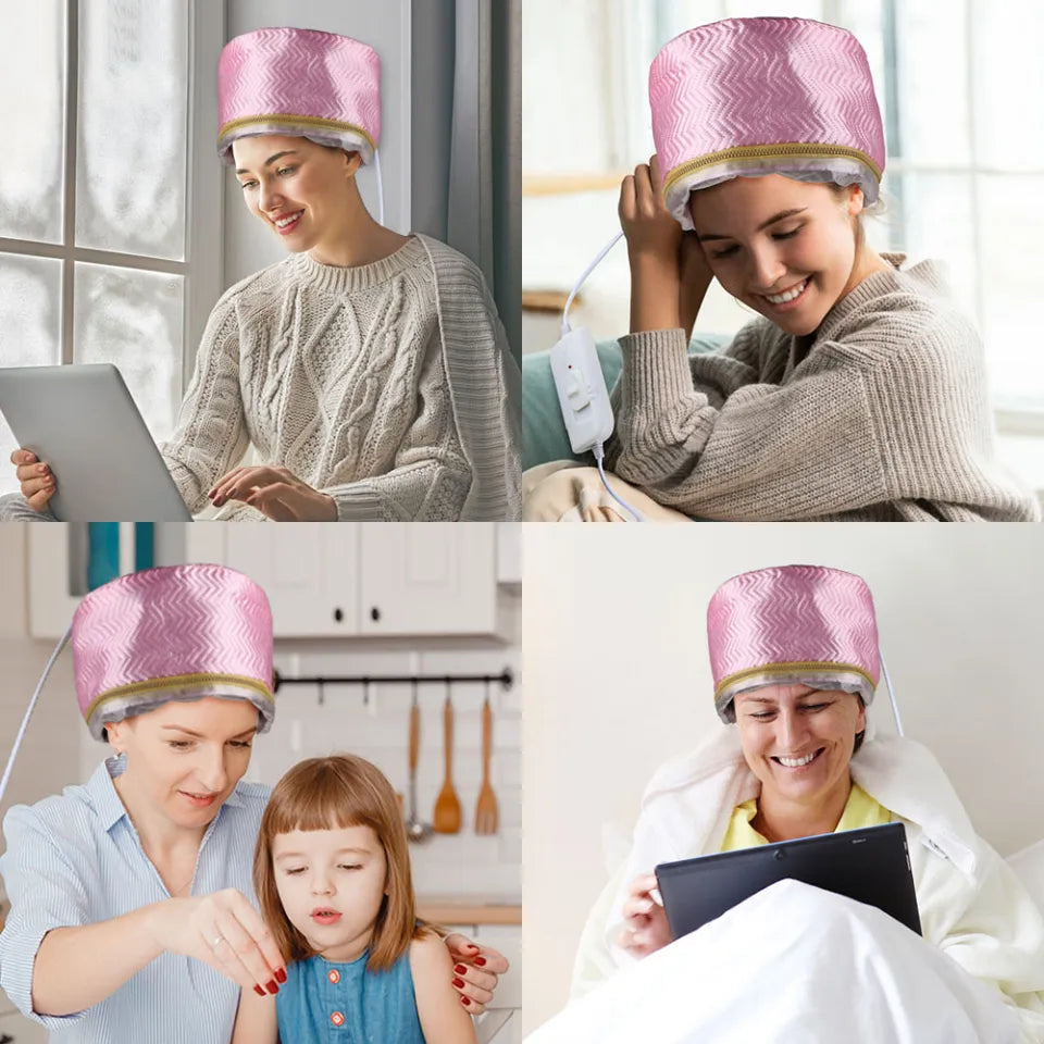 PRODESIRE™ ELECTRIC HAIR CAP HAT SALON SPA STEAMER HAIR THERMAL