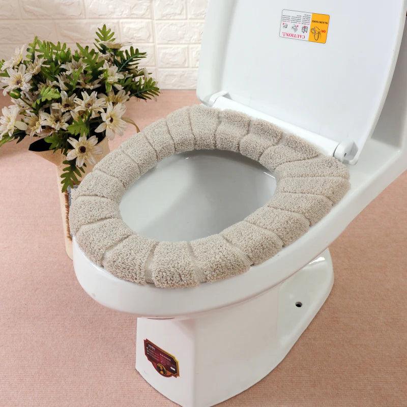 WASHABLE TOILET SEAT COVER – SOFT & STRETCHABLE