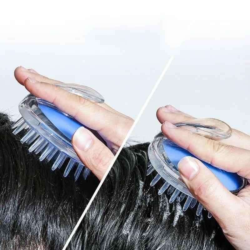 SOFT SILICONE SCALP MASSAGER FOR HAIR CARE