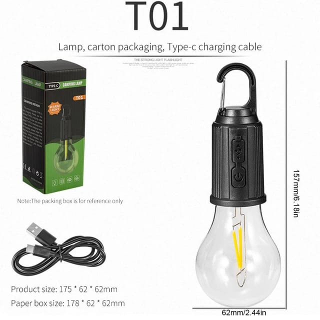 PRODESIRE™ RECHARGEABLE LED CAMPING LIGHT