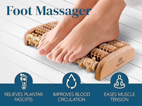 PRODESIRE™ WOODEN FOOT MASSAGER ROLLER