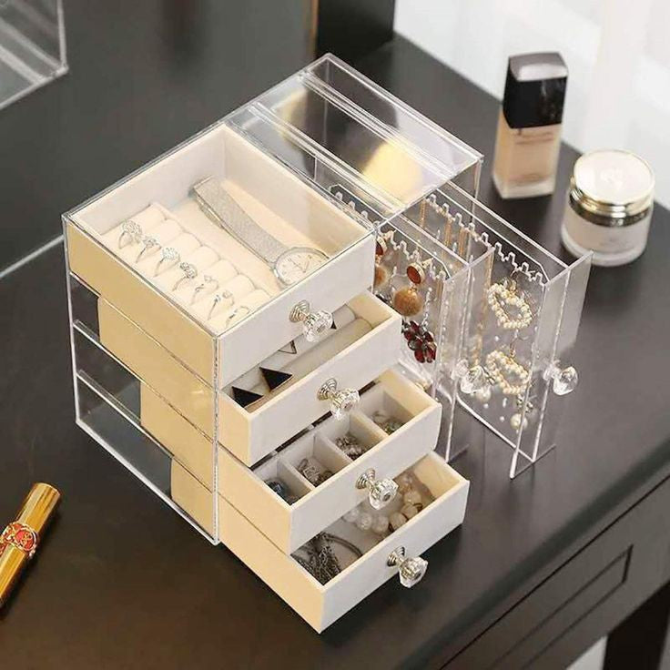MULTIPURPOSE ACRYLIC 4 + 2 DRAWERS ORGANIZER