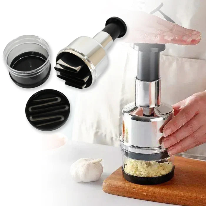 PRODESIRE™ STAINLESS STEEL HAND PUSHING CHOPPER FOR ONION & GARLIC