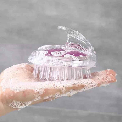 SOFT SILICONE SCALP MASSAGER FOR HAIR CARE