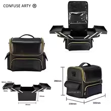 PU LEATHER MAKEUP BAG – WATERPROOF & ROOMY DESIGN