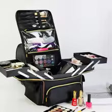 PU LEATHER MAKEUP BAG – WATERPROOF & ROOMY DESIGN