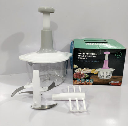 PRODESIRE™ PUSH HAND CHOPPER WITH BEATER