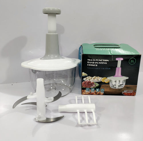 PRODESIRE™ PUSH HAND CHOPPER WITH BEATER