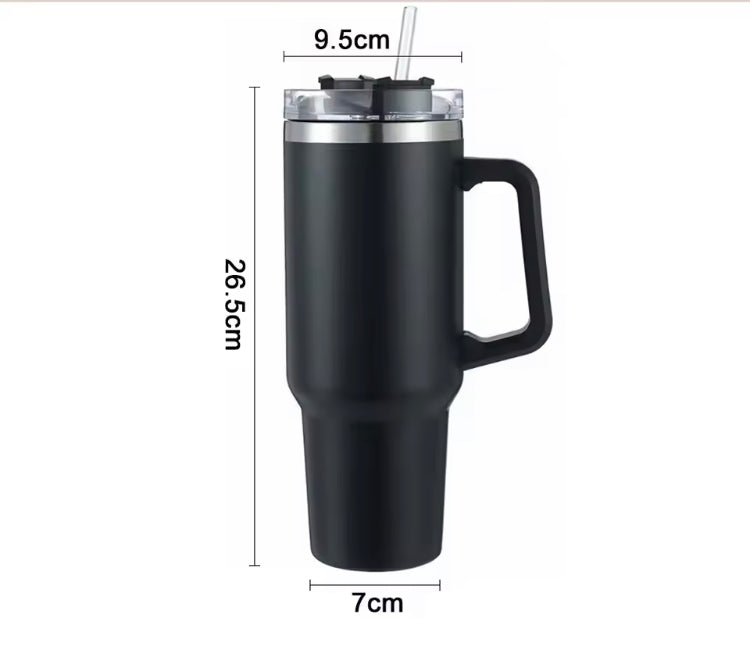 PREMIUM DOUBLE WALL VACUUM INSULATED TUMBLER WITH HANDLE 1200ML