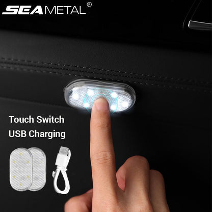 PRODESIRE™ LED CAR INTERIOR LIGHTING, FINGER TOUCH SENSOR READING LAMP, 7 COLORS LED INTERIOR CAR LIGHTS