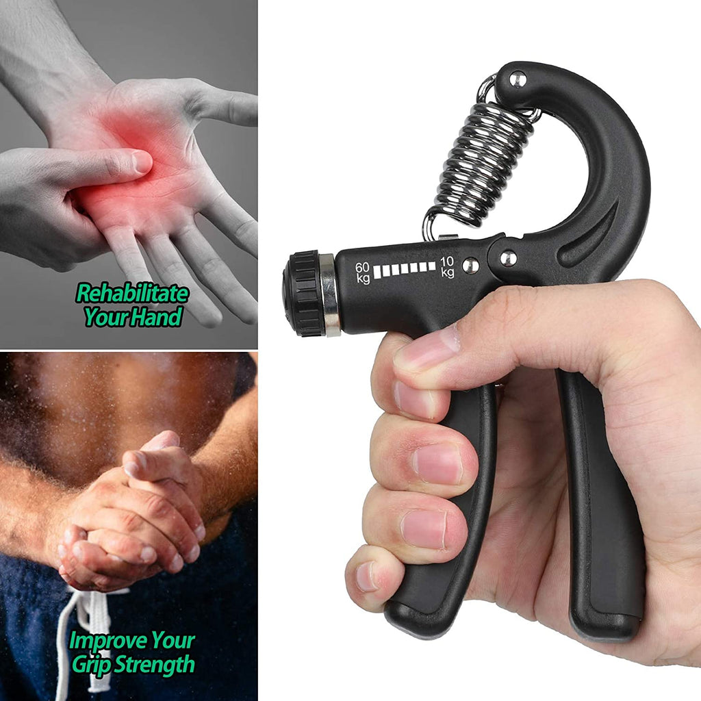 PRODESIRE™ HAND GRIPPER (5–60kg) WITH AUTOMATIC COUNTING & NON-SLIP GRIP