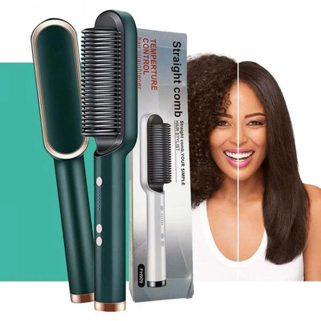 PRODESIRE™ 909 HAIR STRAIGHTENER BRUSH FOR WOMENS