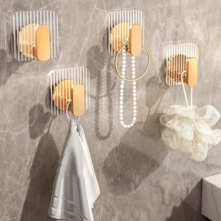 PUNCH FREE LUXURY ACRYLIC WALL HOOK PACK OF 2