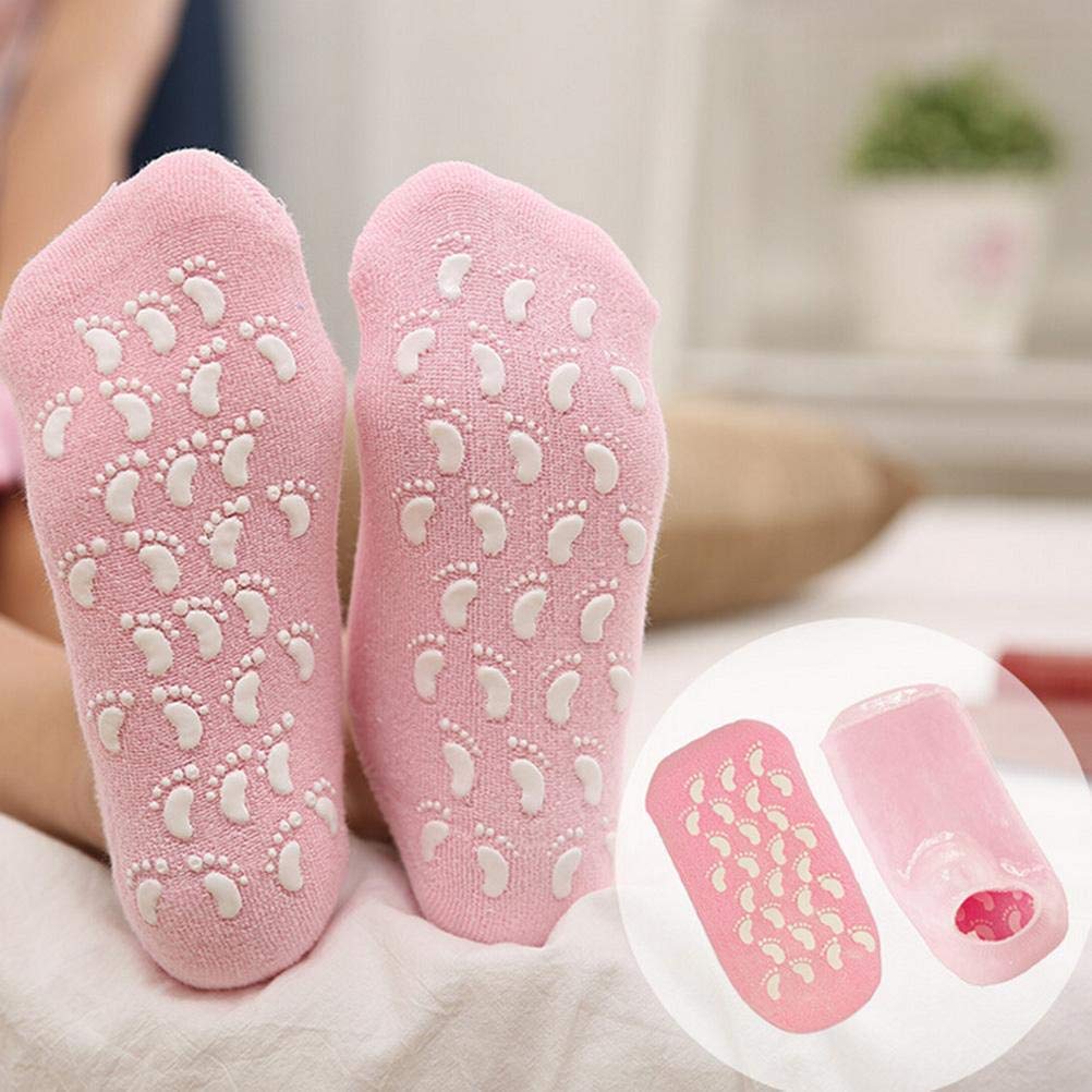 CRACK HEALS SILICONE MOISTURIZING GEL SOCKS (IMPORTED)