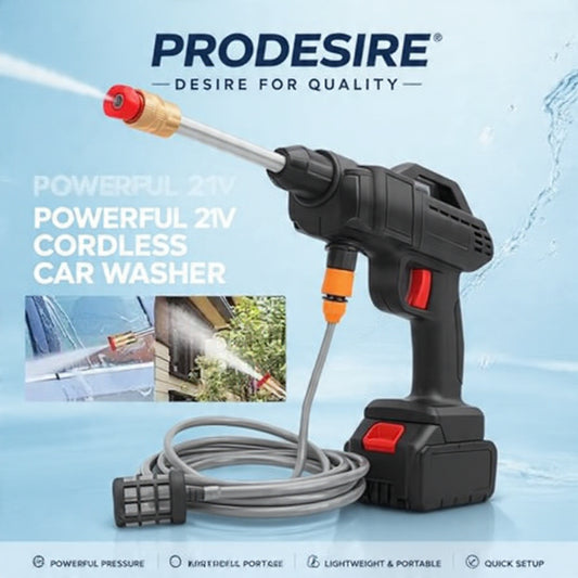 PRODESIRE™ POWERFUL HIGH PRESSURE WIRELESS CAR WASHER GUN 48V