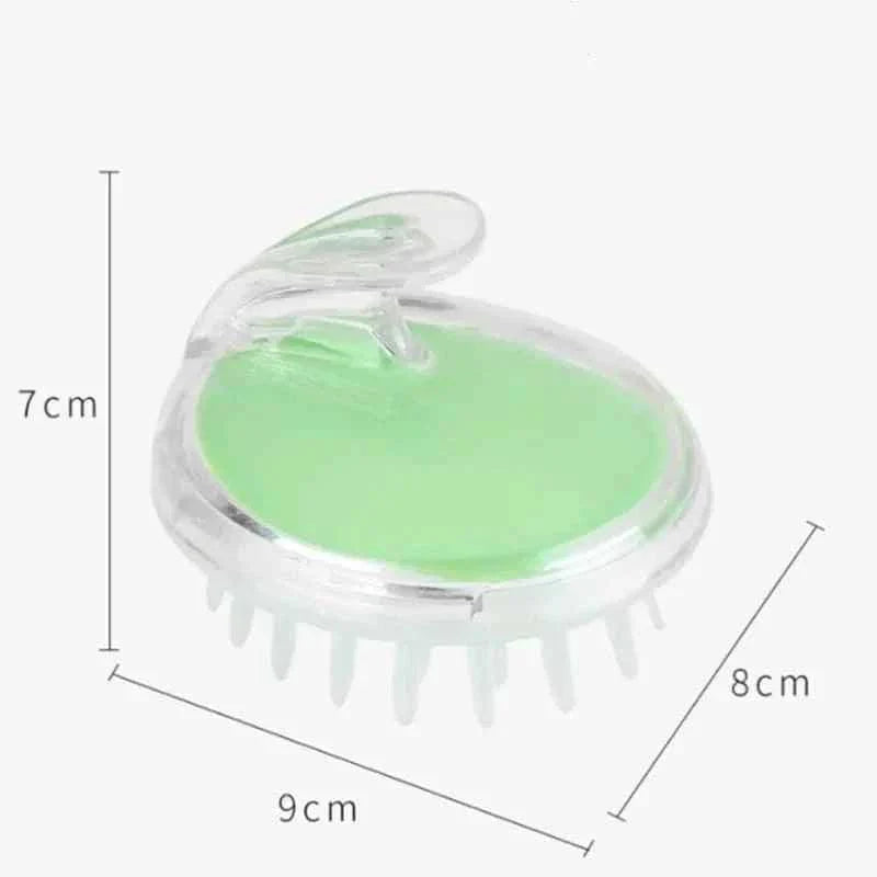 SOFT SILICONE SCALP MASSAGER FOR HAIR CARE