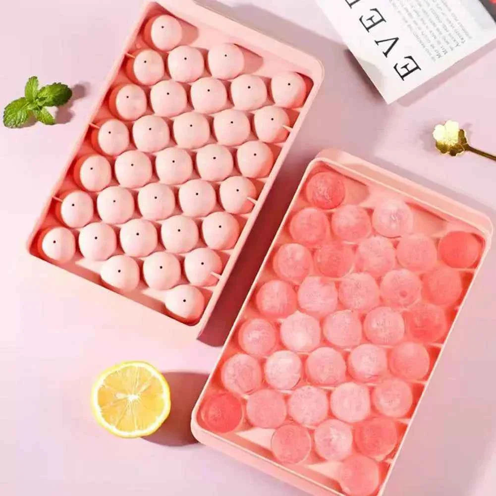 ROUND SHAPED ICE CUBE MOLD FOR COCKTAILS, JUICE, AND SOFT DRINKS